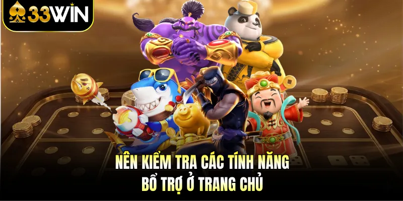 Nên kiểm tra các tính năng bổ trợ ở trang chủ